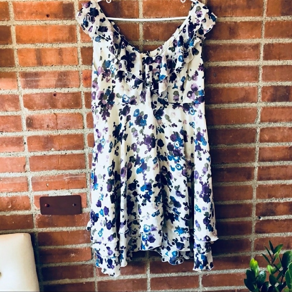 Violet flower Dress